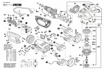 Bosch 3 601 H92 FH1 GWS 24-180 LVI Angle Grinder Spare Parts